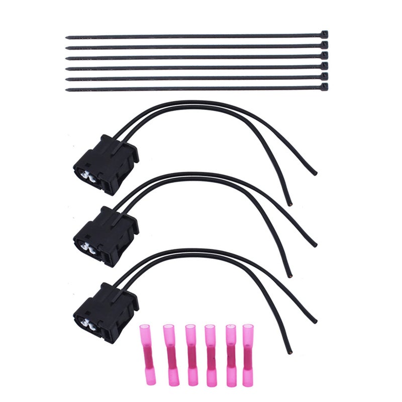 Silscvtt Ignition Coil Connector Plug with Wires 9091902205 Replacement for Toyota Lexus IS300 GS300 SC300 3 Pieces 9091902216
