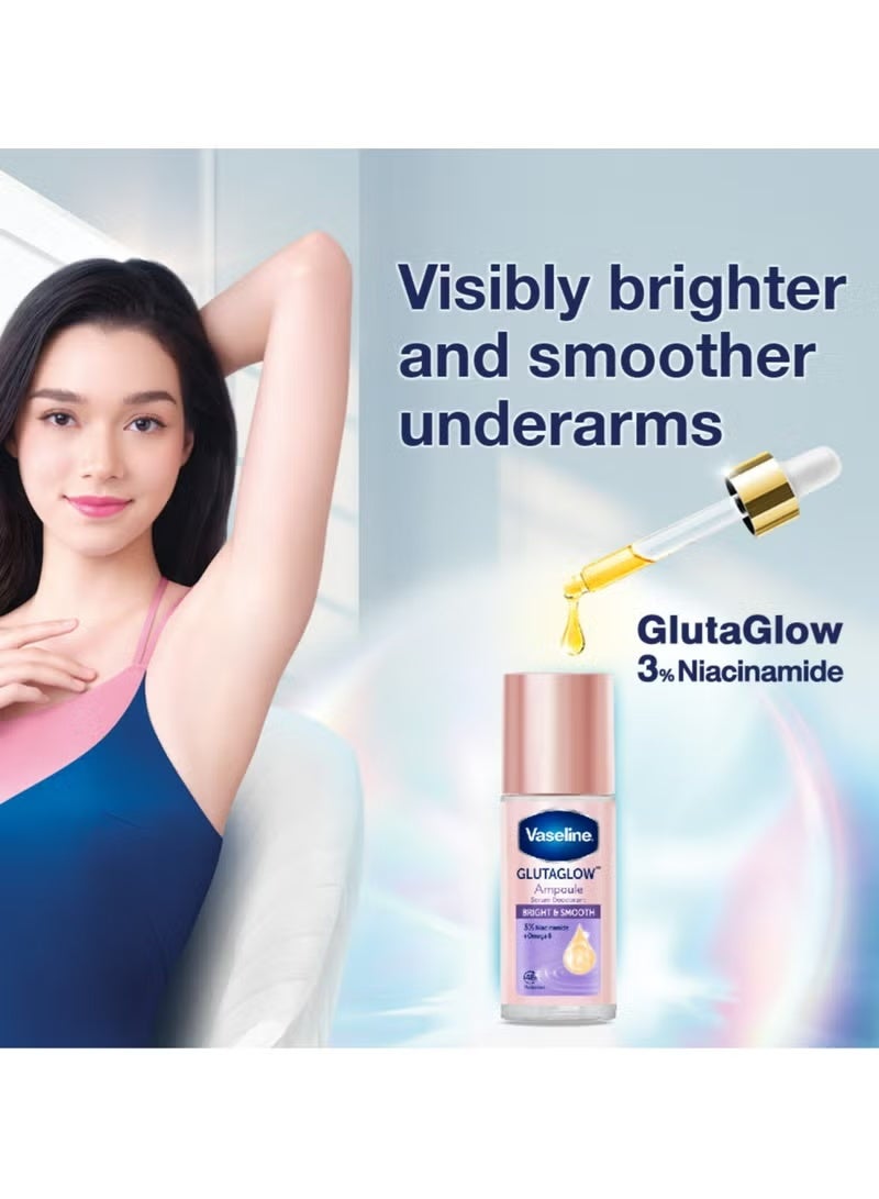 Vaseline Glutaglow Bright & Dry Ampoule Serum Deodorant - 45ml - Image 2