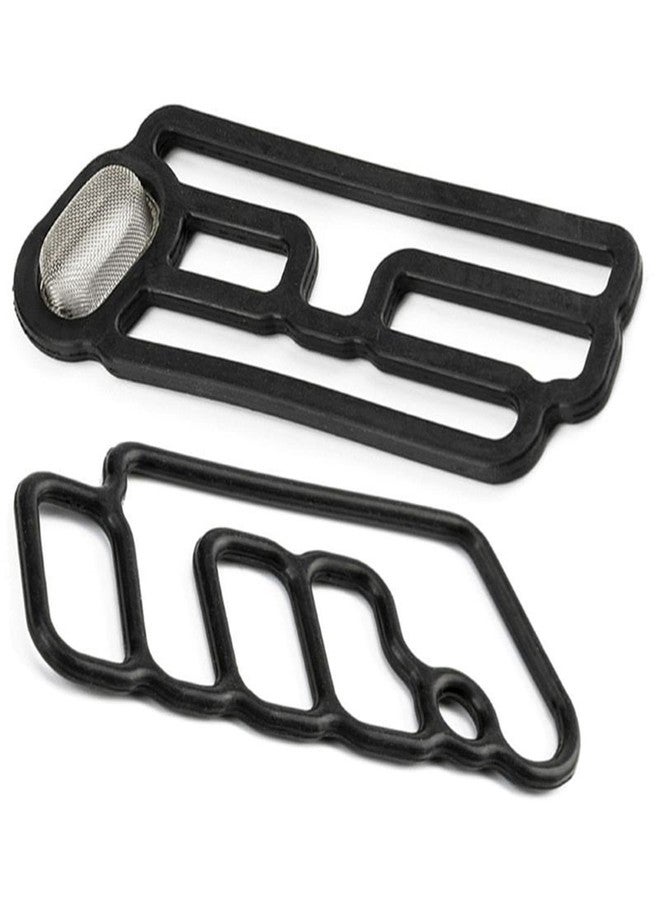 znakeauto 917-176 VTEC VVT Solenoid Gasket Spool Valve Filter Screen O-Ring Gasket 15815-RAA-A02 with Hon-da Civic Accord CR-V Element Fit,Acura RSX TSX 15845-RAA-A01 91319-PAA-A01(Includes 3 PCS) - Image 1