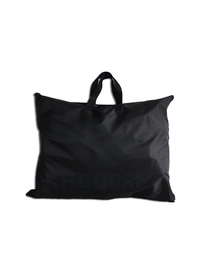 KHOOBREZ Women PU Coating Waterproof Dust Proof Rain Cover for Bag, Messenger Shoulder Bag, Office Bag Cover PU_OBC(Black) - Image 1