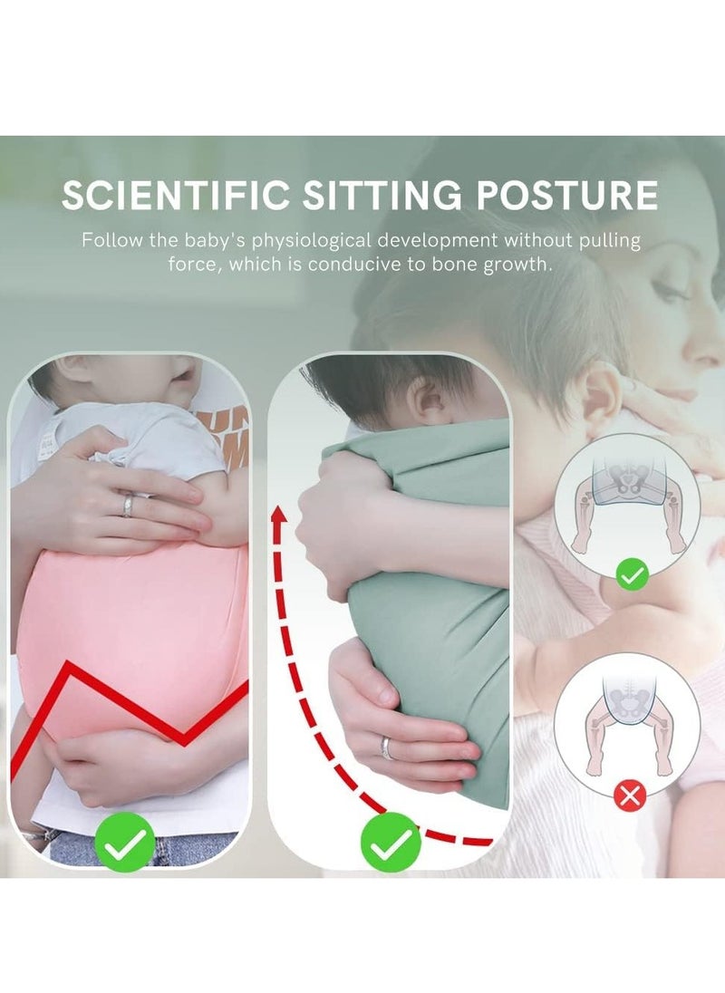 Excefore - Baby Carrier, Baby Carriers from Newborn, Soft Portable Baby Sling, Adjustable One Shoulder Cross-Body Baby Wrap Carrier, Quick Dry, Thick and Widen Shoulder Straps for 0-24 Months Baby - Image 1