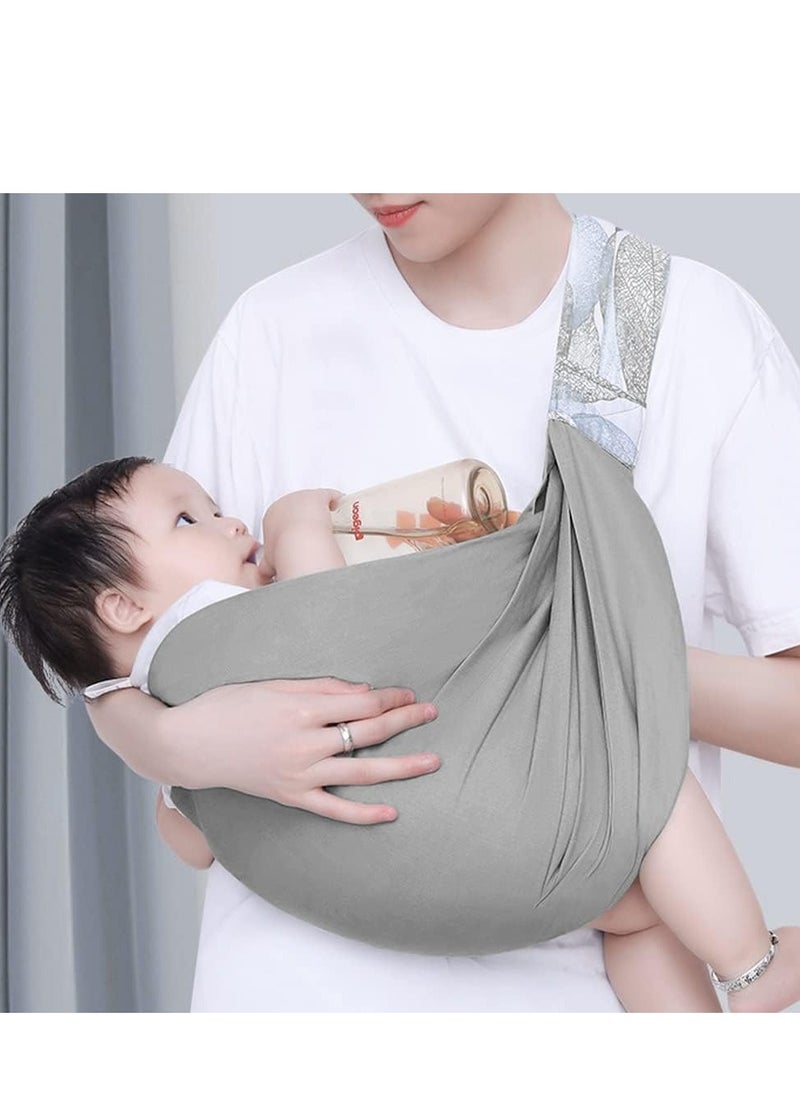 Excefore - Baby Carrier, Baby Carriers from Newborn, Soft Portable Baby Sling, Adjustable One Shoulder Cross-Body Baby Wrap Carrier, Quick Dry, Thick and Widen Shoulder Straps for 0-24 Months Baby - Image 1