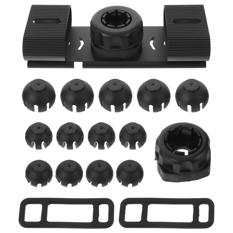 1Set Dash Cam Mirror Mount for Car Interior with Black Back Plate and Universal Camera Holder - Image 1