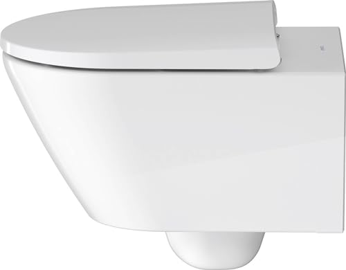Duravit 0021690000 D-Neo Round Closed-Front Toilet Seat with Soft Close - White - Image 5
