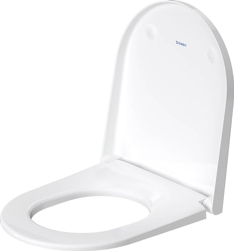 Duravit 0021690000 D-Neo Round Closed-Front Toilet Seat with Soft Close - White - Image 2