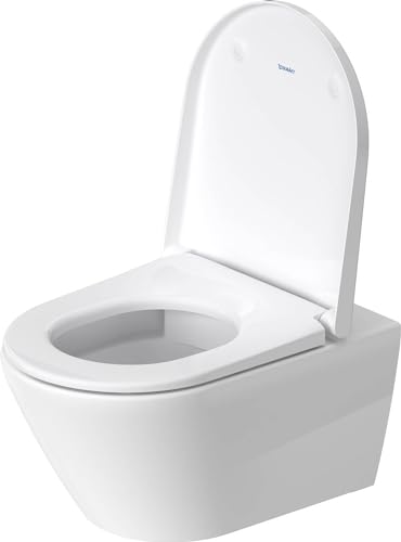 Duravit 0021690000 D-Neo Round Closed-Front Toilet Seat with Soft Close - White - Image 3