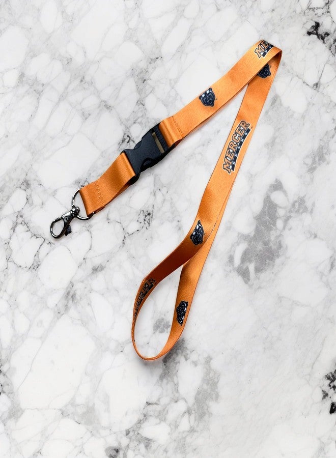 Desert Cactus Mercer University Lanyard Bears Car Keys ID Badge Holder Keychain Detachable Breakaway Snap Buckle (Orange) - Image 5