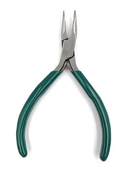T H TOOLS CENTRE T H TOOLS CENTRE Bent Chain Nose Half Round Steel Value Plier  - Image 2