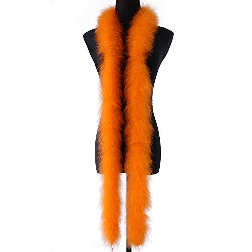 FEARAFTS 2 Yards Fluffy Marabou Feather Boa for Crafts Wedding Party Christmas Tree Decoration 22 Grams - Image 5
