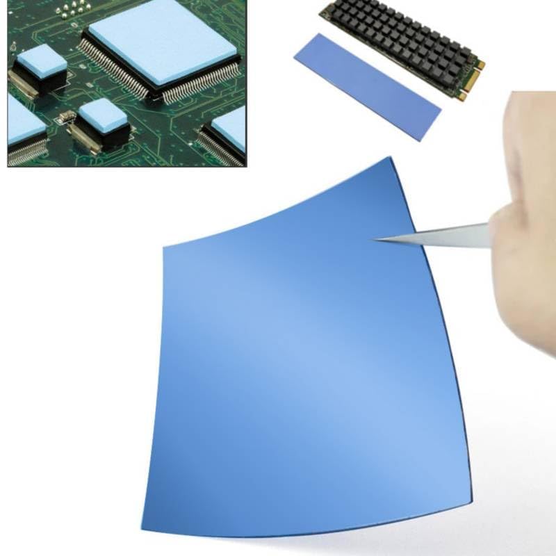 TRUEBOND Thermal Pad 12W/mK, 100x100x1.5mm Insulated Heat Resistant High Temperature Resistant Silicone Thermal Pads for Laptop Heatsink/CPU/GPU/SSD/IC/SMD/LED Cooler - Image 3