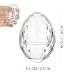 JECOMPRIS 24pcs Fillable Easter Eggs 314x216 Inch Clear Plastic Diamond Eggs Sparkling  Party Candy Containers for Easter Hunt Suprise Filling Specific Treats Basket St Transparent - Image 4