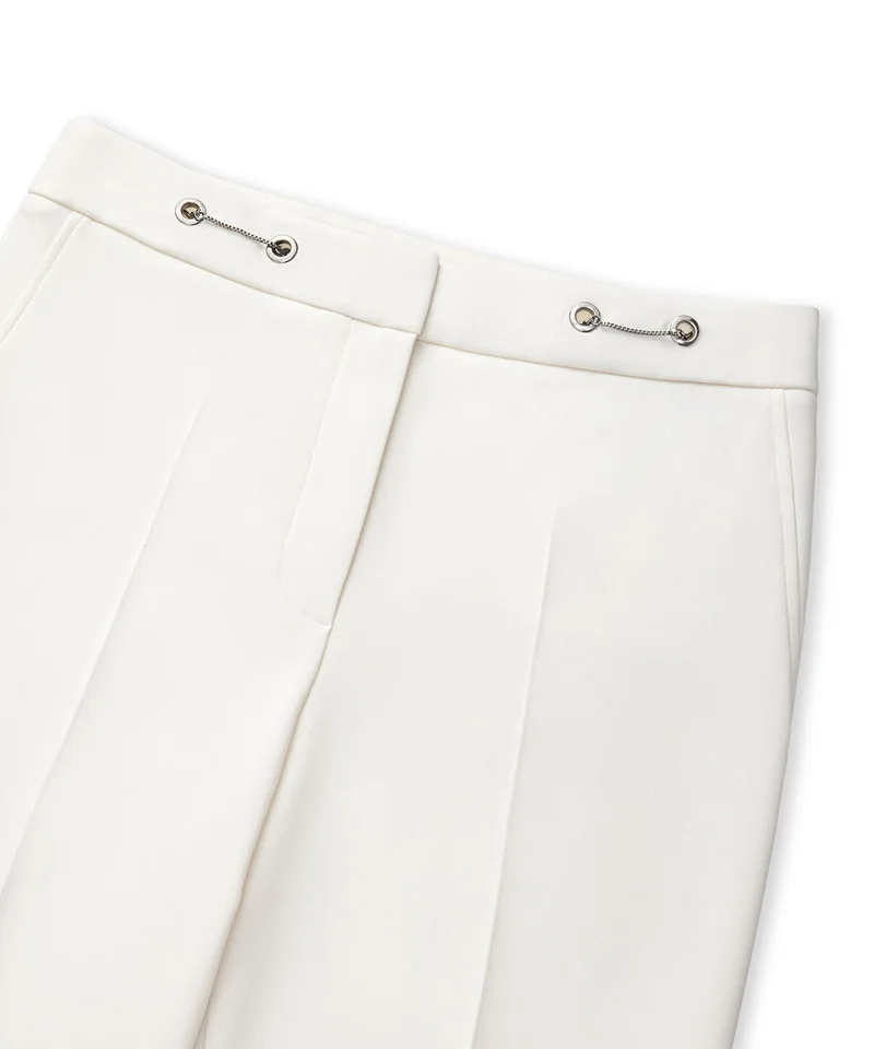 Ipekyol  Skinny Trousers with Metal Accents for Women | Best Price UAE