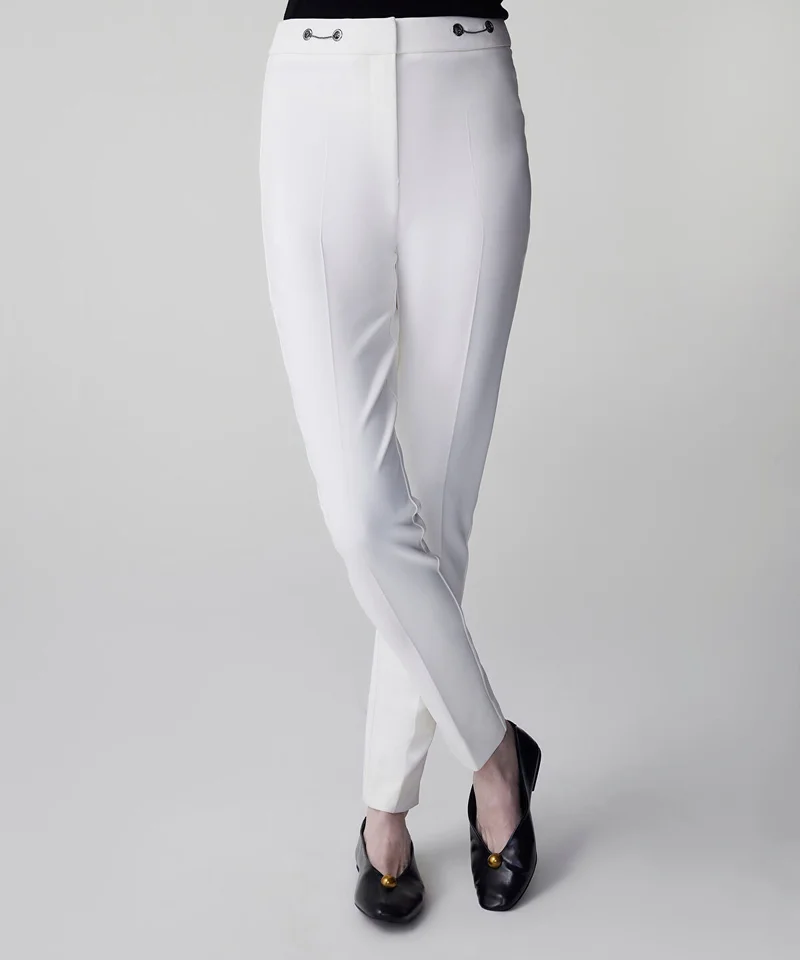ابيكول Skinny Trousers with Metal Accents