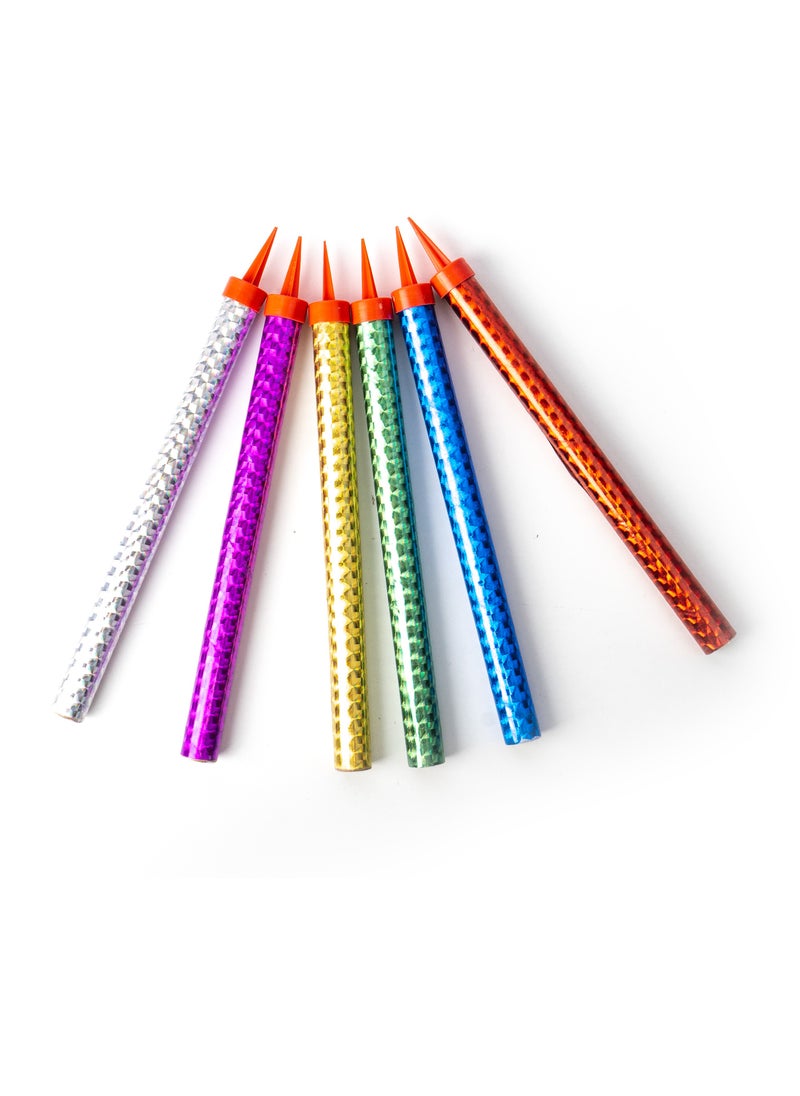 Generic - Sparkler Candles for Celebrations and Birthdays, 6 pieces, 20 cm long - A fiery touch that lights up your special moments - Image 1