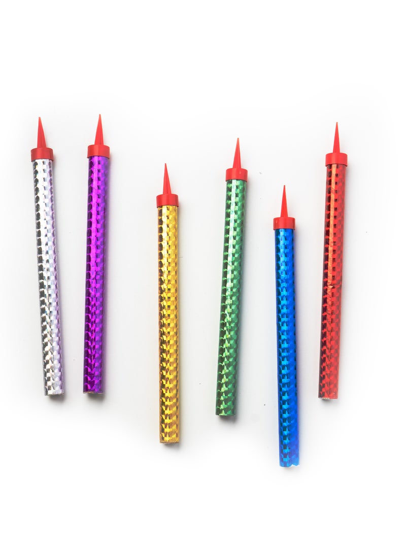 Generic - Sparkler Candles for Celebrations and Birthdays, 6 pieces, 20 cm long - A fiery touch that lights up your special moments - Image 1
