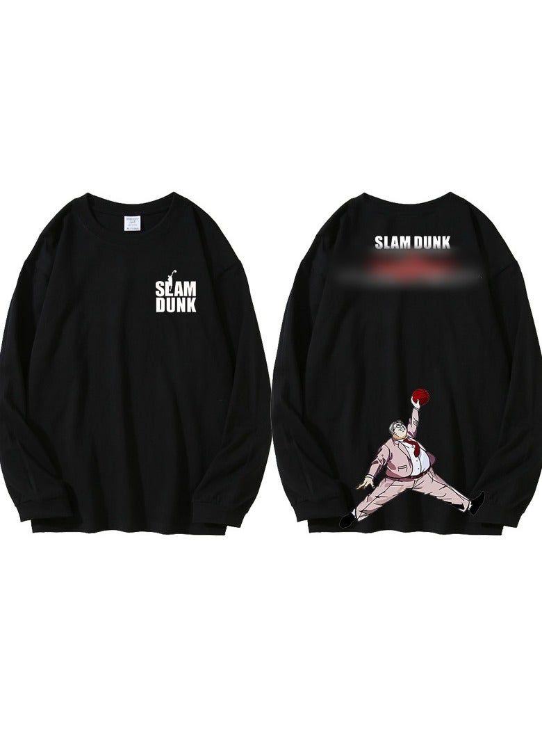 KUYING New Anime Slam Dunk Long Sleeve T-shirt  - Image 1