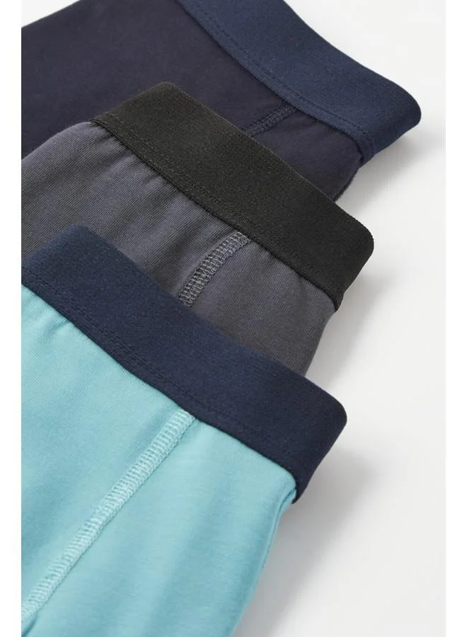جون June Men 3-Pack Boxer Navy - Anthracite