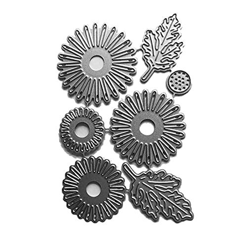 Lapoo 3D Backgrounds Frame Metal Cutting Die for Scrapbooking, New Cutting Dies DIY Album Card Making Decor Paper Craft Metal Die Cuts Party Wedding Decorations (Flower A 3.9 x 2.5 in) - Image 2
