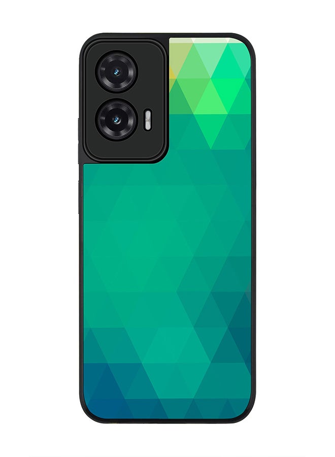 Stylizedd For Motorola Moto G35 Case,Slim fit Camera Protection, Shockproof Thin Phone cover  - Emerald Prism