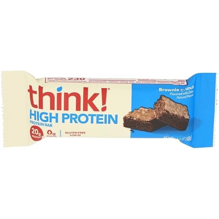 think! ThinkThin, Brownie Diet Bar, 2.1 Oz - Image 1