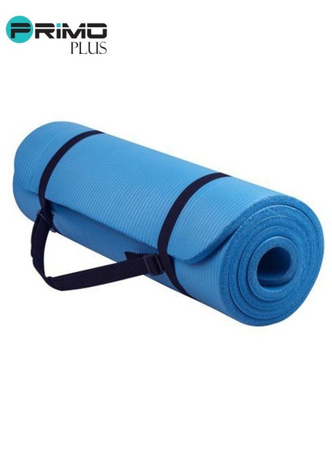 Tear-Resistant Exercise Mat With Carrying Strap