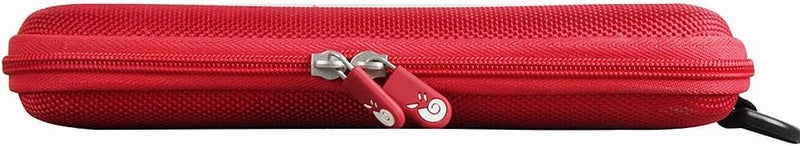 Hermitshell Hard Travel Case for Samsung / T7 / T7 Touch Portable SSD 1TB 2TB 500GB USB 3.2 External Solid State Drive (Case for 3 Hard Drives, Red) - Image 5