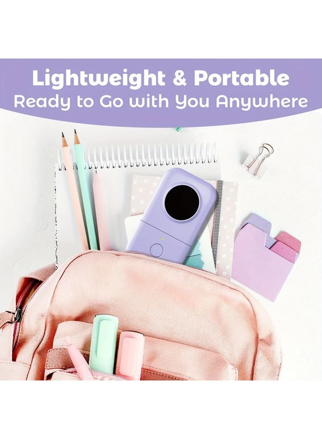 Wireless Portable Label Maker Grey Thermal Printer For Home Office Organizing - Image 3