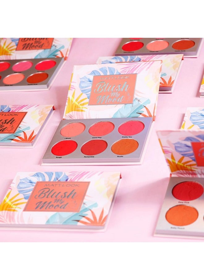 matt look Mattlook Blush My Mood|Highly-Pigmented With Easy-To-Blend Formula| Enriched With Vitamin E | Long Lasting | Non Oily & Non Sticky Formula - Beautiful Inside Out  - Image 4