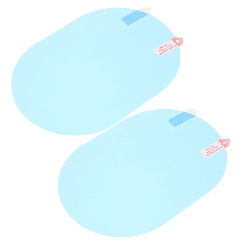 2pcs Car Rearview Mirror Rainproof Film: Anti-Fog Coating For Side - Universal Fit For Cars And Trucks (5.7inchx3.93inch) - Image 3