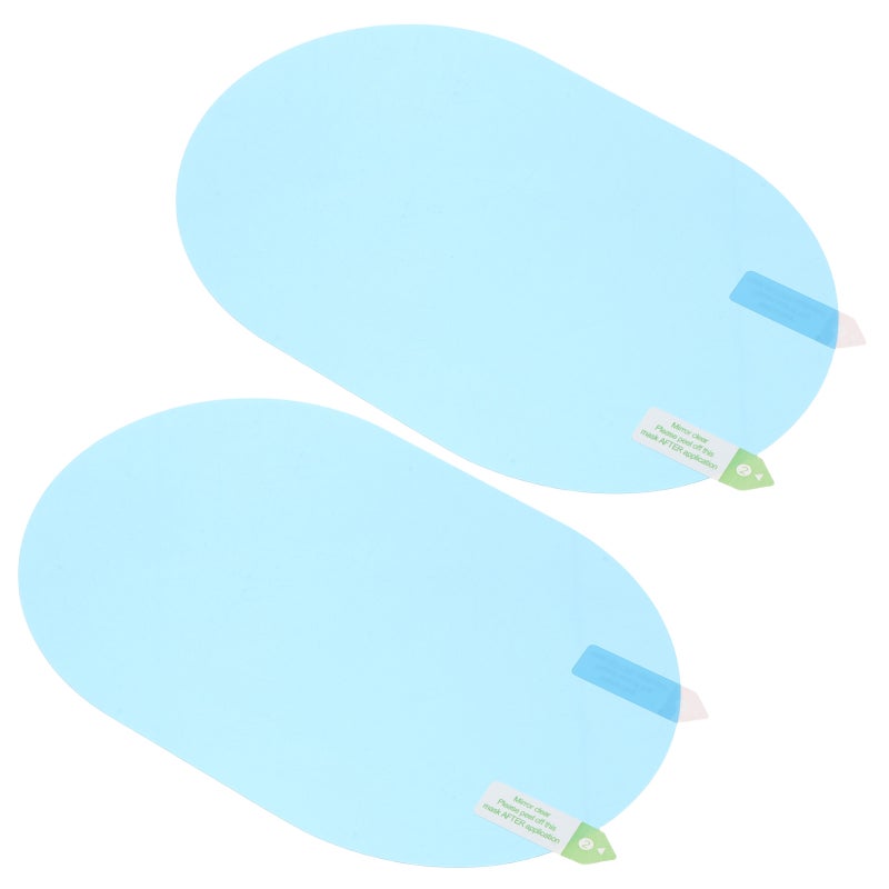 2pcs Car Rearview Mirror Rainproof Film: Anti-Fog Coating For Side - Universal Fit For Cars And Trucks (5.7inchx3.93inch) - Image 4