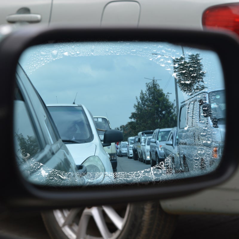 2pcs Car Rearview Mirror Rainproof Film: Anti-Fog Coating For Side - Universal Fit For Cars And Trucks (5.7inchx3.93inch) - Image 5