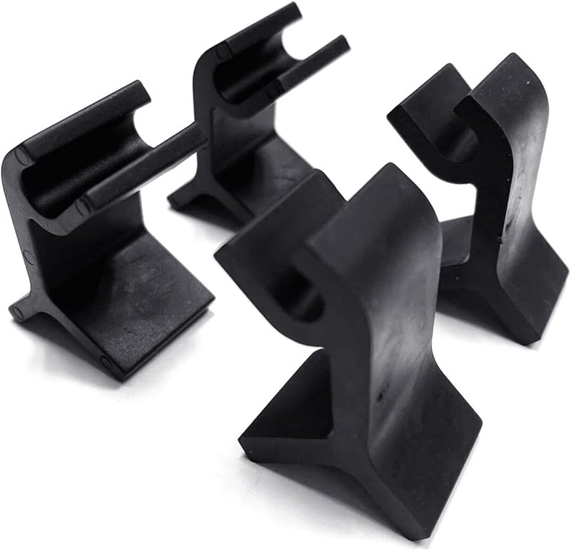 Black Oven Tray Rack Stand For Refrigerator Storage Space Saving Tip Proof Design - Image 1