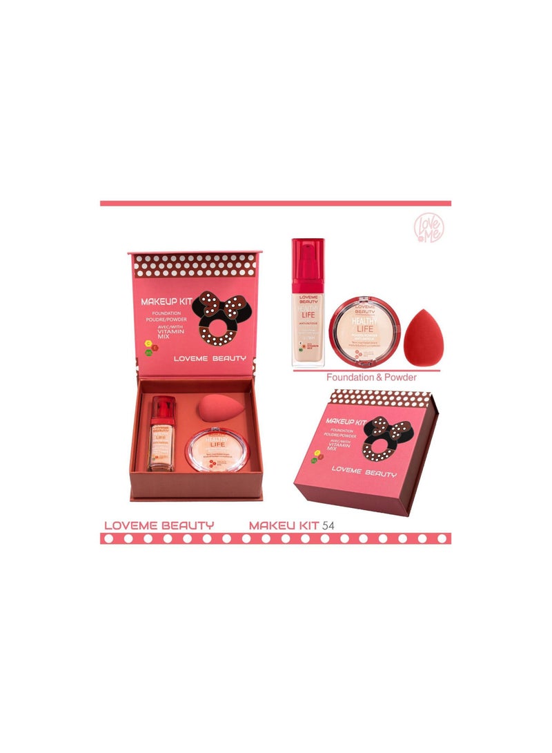 LOVEME BEAUTY Mini Box Consists of 3 Pieces of Face Pow - Image 1