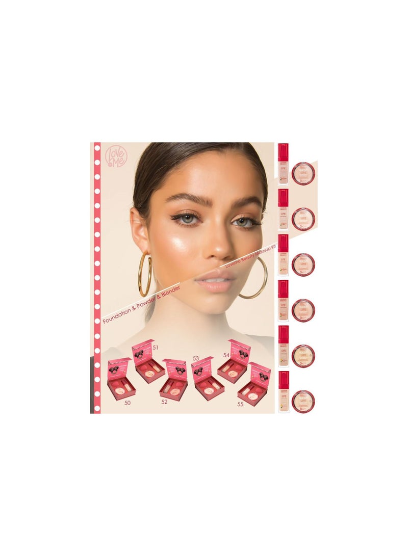 LOVEME BEAUTY Mini Box Consists of 3 Pieces of Face Pow - Image 2