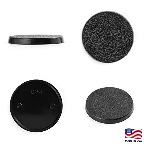 EasyPegs 40mm Textured Plastic Round Bases or 157 inch Wargames Table Top Games 100 Count - Image 5