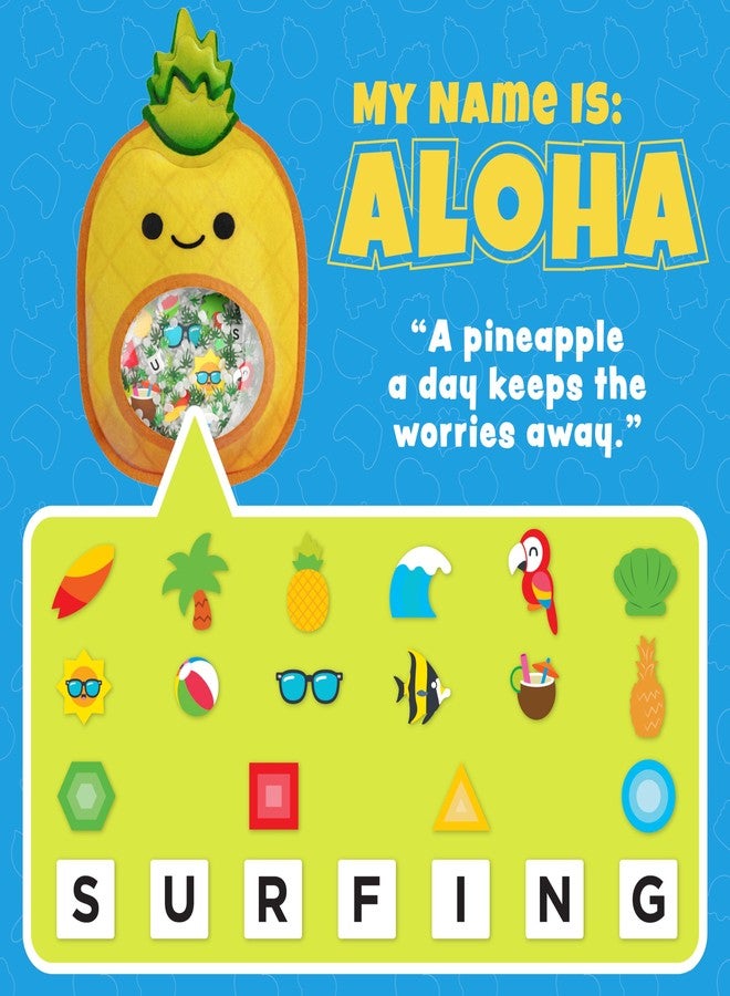 Vango BIZYBOO - The Original Seek & Find Plush - Hidden Object Search Problem Solving Educational Matching Game for Kids 2 and Up - 2 Pack (Aloha & Joy) - Image 3