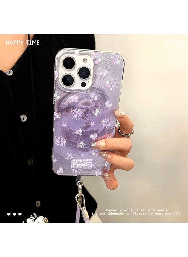 NIBEMINENT Laser Colorful Small Floral Pattern Protective TPU Case Cover For iPhone 17 Pro Max