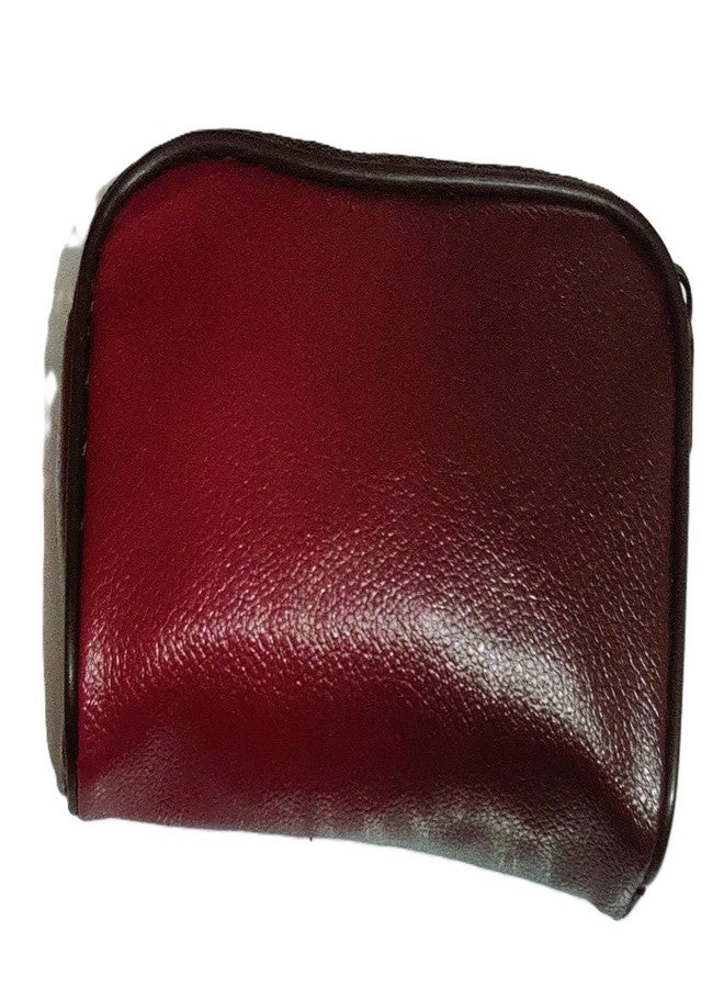 Delegarde Small Coin Purse for Women Ladies Hand Wallet (Maroon) - Image 1