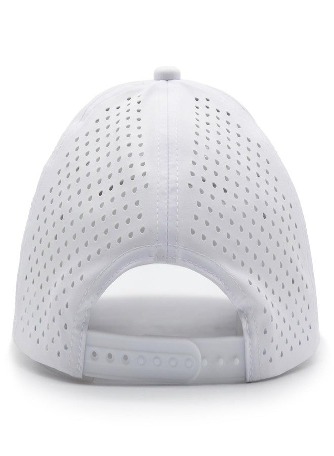 HAFOUXIGM Quick Dry Pride Baseball Cap for Men Women, Water-Resistant LGBT Gay Lesbian Rainbow Trucker Hat, White - Image 4