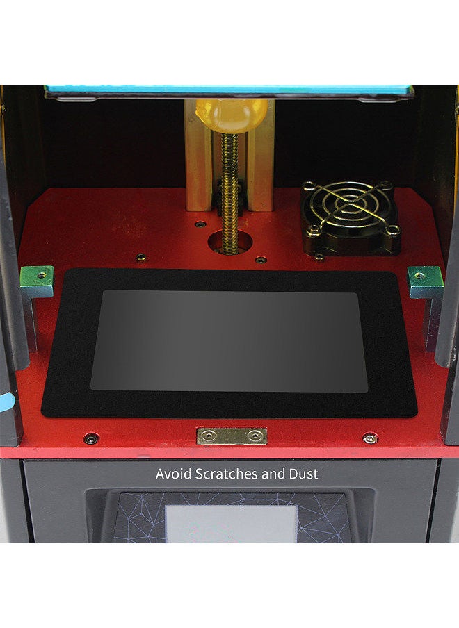 Generic - Black LCD Gasket 6.5 x 4.1in Protection from Resin Spill with Non-dust Cloths Compatible with Wanhao D7 Photon Photon-S 5.5 Inch LCD Resin 3D Printer - Image 1