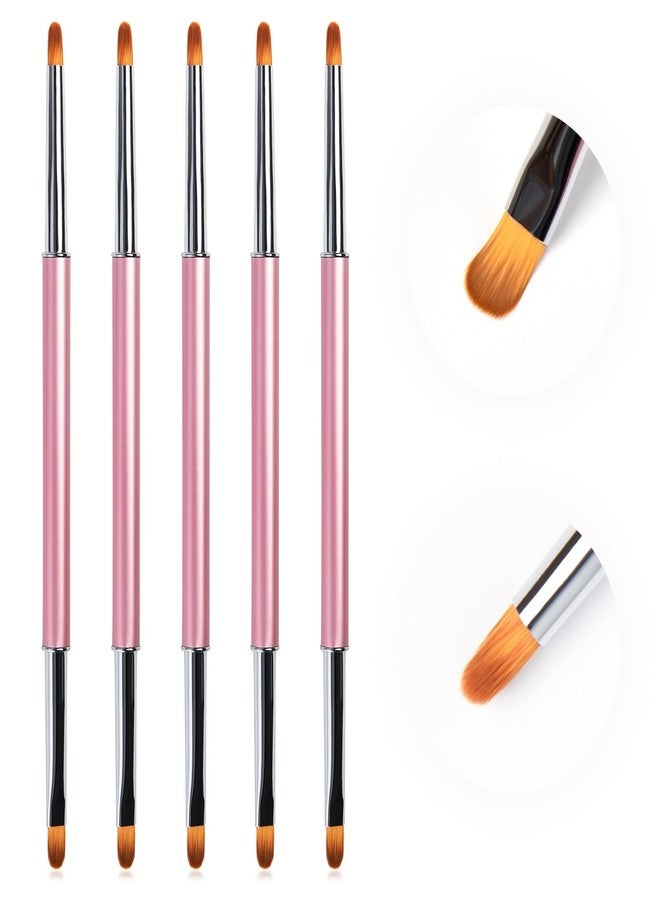 KADS Gel Nail Brush 5Pcs Nail Art Brushes Nail Art Tips Nail Brushes for Nail Art Nail Painting Brush Pen Set for Home and Salon Use Decoration - Image 1