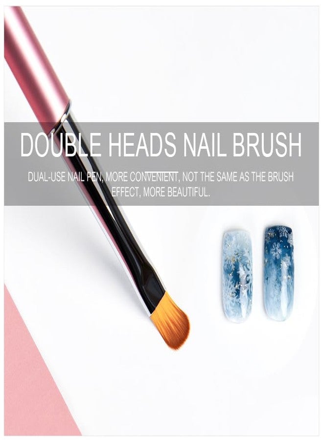 KADS Gel Nail Brush 5Pcs Nail Art Brushes Nail Art Tips Nail Brushes for Nail Art Nail Painting Brush Pen Set for Home and Salon Use Decoration - Image 2