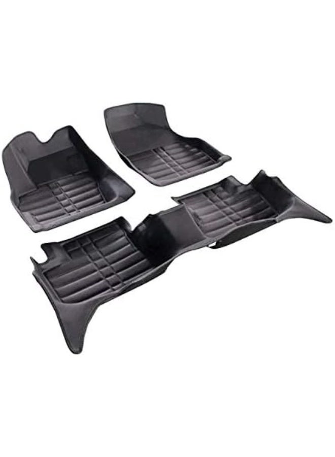 دواسات سيارة 5D جلد صناعي فاخر - تغطية كاملة وحماية شاملة للأرضية - مقاومة للمياه والأتربة ومضادة للانزلاق للاستخدام اليومي