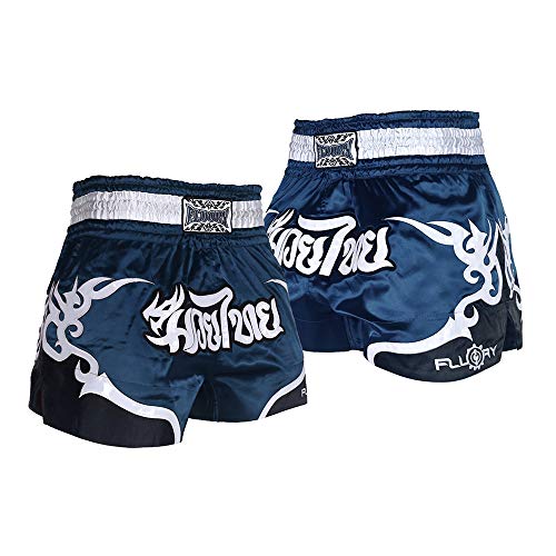FLUORY Muay Thai Fight Shorts,MMA Shorts Clothing Training Cage Fighting Grappling Martial Arts Kickboxing Shorts Clothing - Image 1