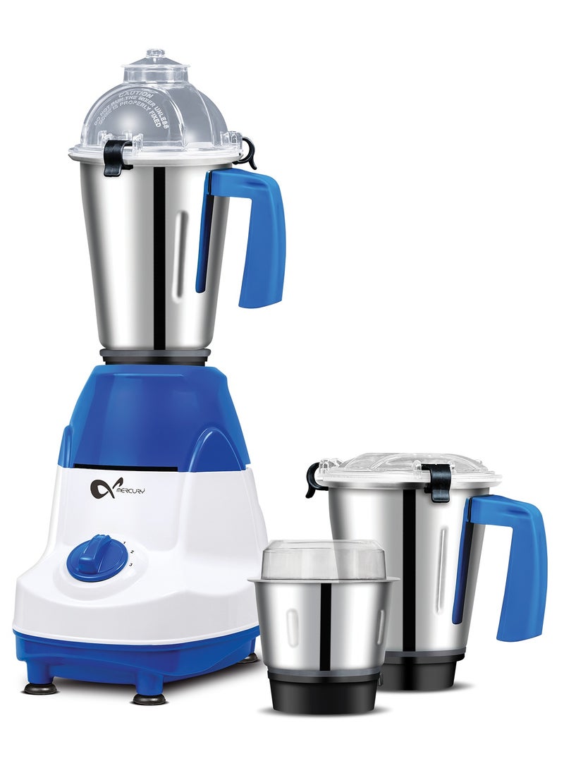 Mercury Mercury Mixer Grinder 3 In 1 Steel Jars 1.5 L 750Watts MC1556  - Image 2