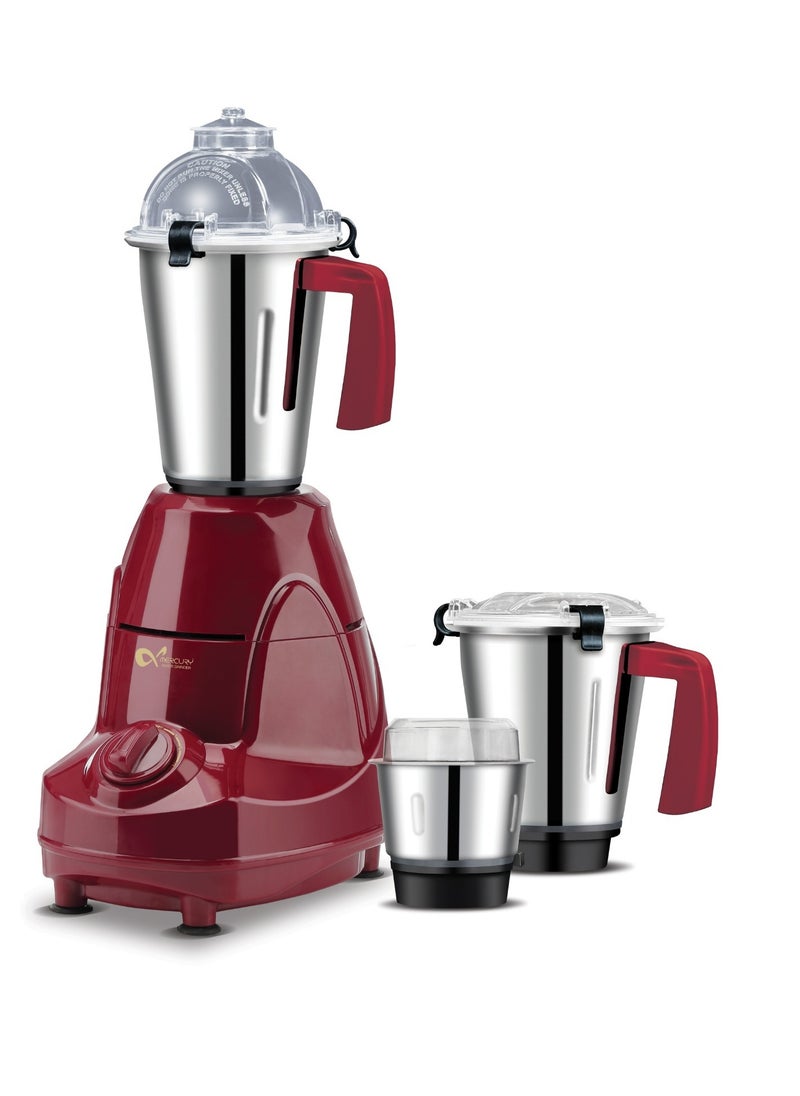 Mercury Mercury Mixer Grinder 3 In 1 Steel Jars 1.5 L 750Watts MC1556  - Image 1