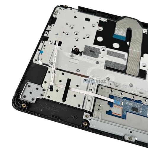 Rinbers Laptop Palmrest Upper Case Top Cover with US English Keyboard Touchpad Assembly Replacement for HP Chromebook 11 11A G6 EE L92224-001 L52192-001 - Image 5