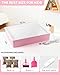 AtMini Light Table for KidsSand Painting Light Box Sand Art Kits Light Table Toys for Boys and Girls 16 Pink - Image 3
