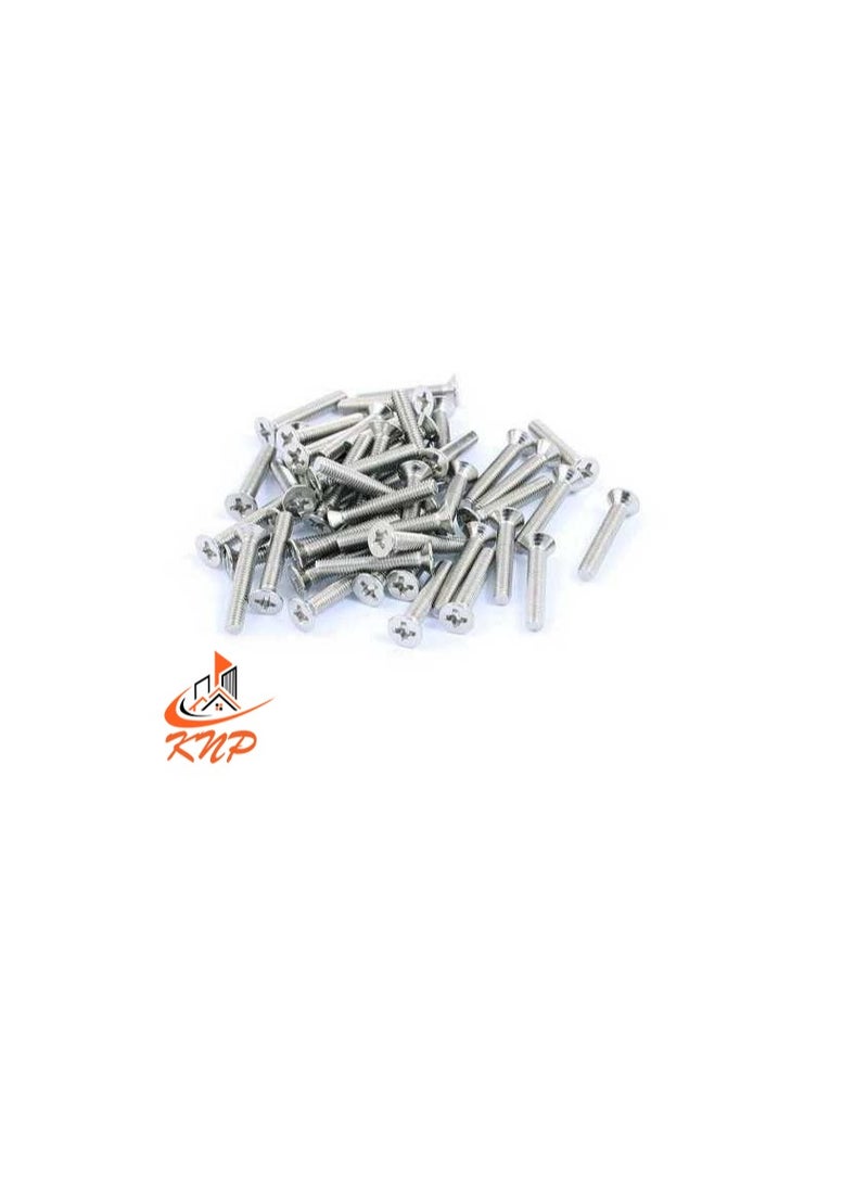 KNP Countersunk Machine Screws - Pack of 200 (M3 x 25mm) - Image 2