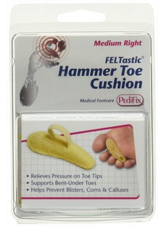 PediFix Felt Hammer Toe Crest Cushion, Medium, Right